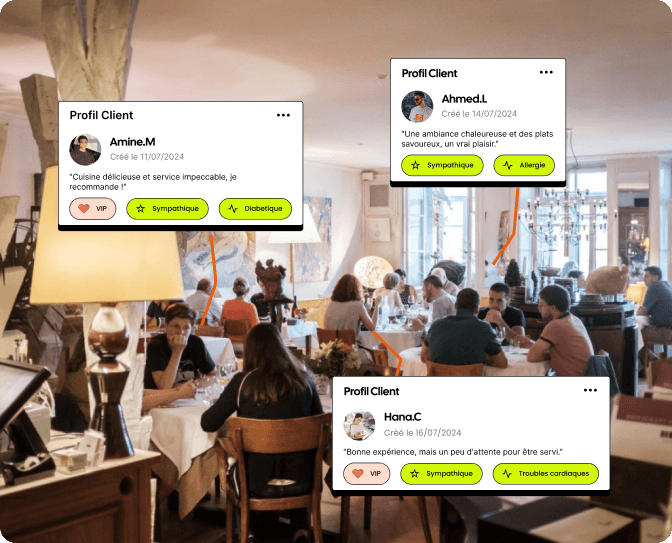 Accédez facilement à l'ensemble des données de vos clients