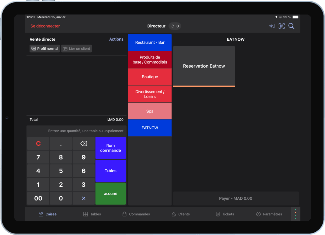 Intégration Lightspeed